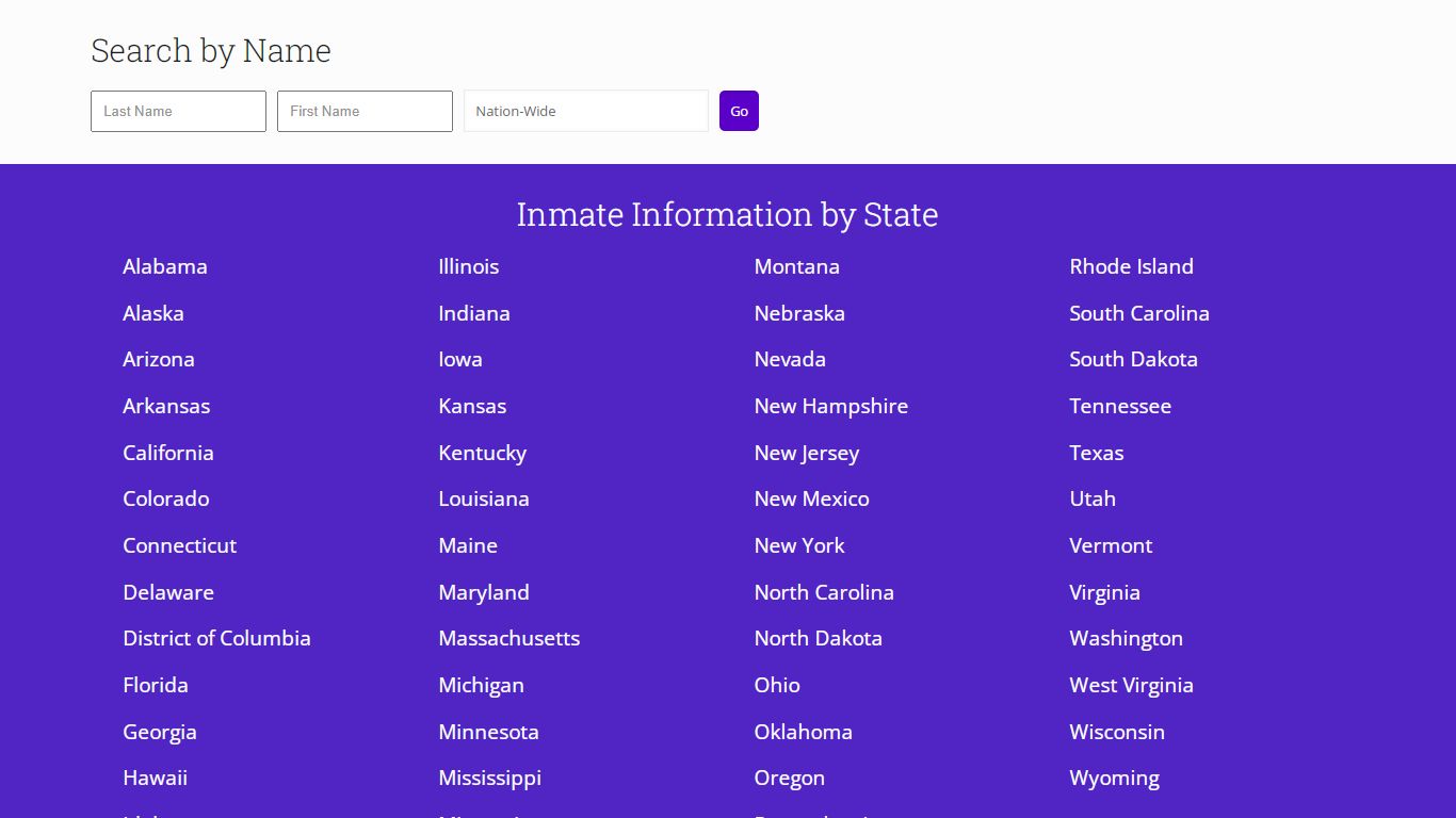 State inmate search - Inmates Plus