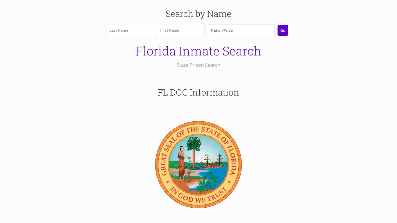 Florida Inmate Search | Inmates Plus